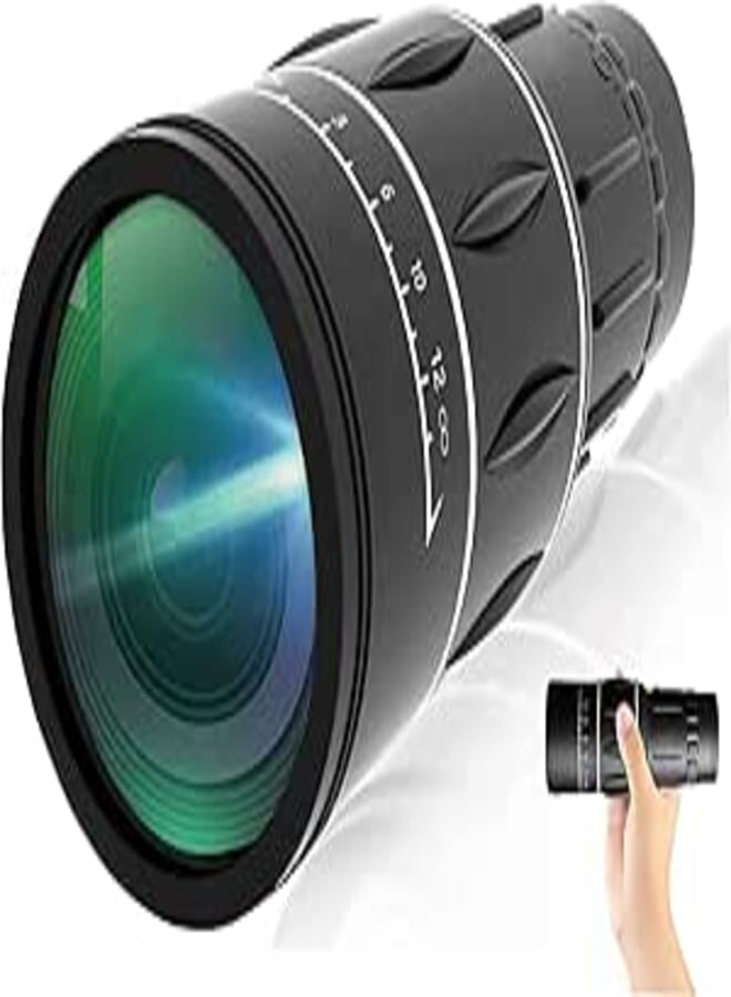 16x52 Monocular Dual Focus Optical Zoom Telescope, monocular Telescope Suitable for Bird Watching/Wildlife/Touring/Hiking/Hunting/Live Concert Wait